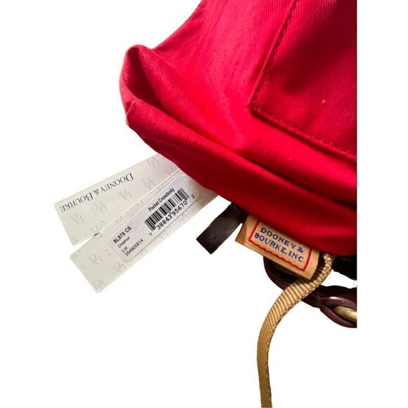 Dooney & Bourke Florentine Pocket Crossbody 8L975 CS Leather Chestnut Gentle Use - Picture 8 of 15